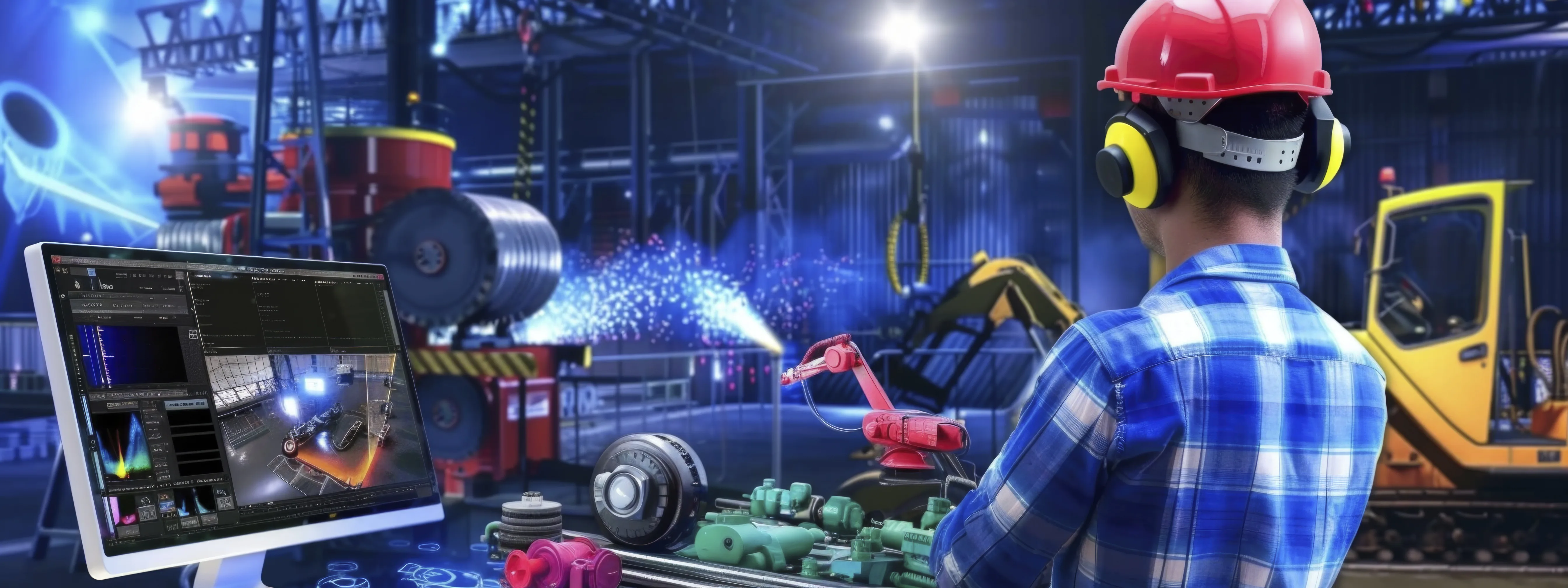 Equipo técnico en operación